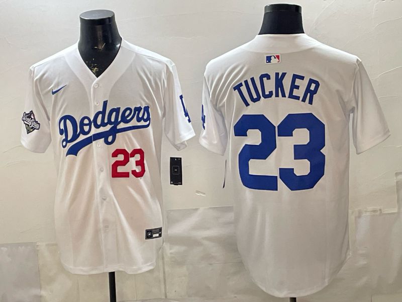 Men 2026 Los Angeles Dodgers #23 Tucker White Game Nike MLB Jersey style 008